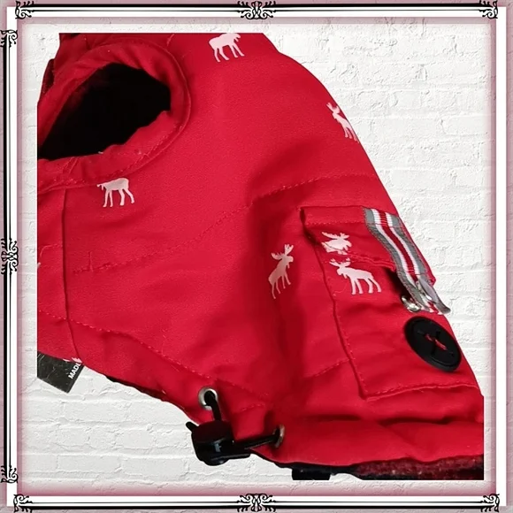 Luv Gear Cold Alert Small Dog Fleece Lined Hooded Vest - Picture 4 of 12